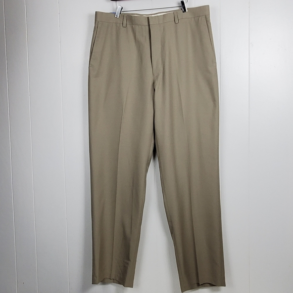 NWT Kenneth Cole Reaction khaki trouser pants 38× 34 - Picture 13 of 13